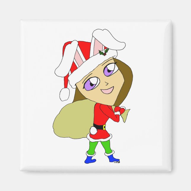 Imã chibi bunnygirl (Frente)