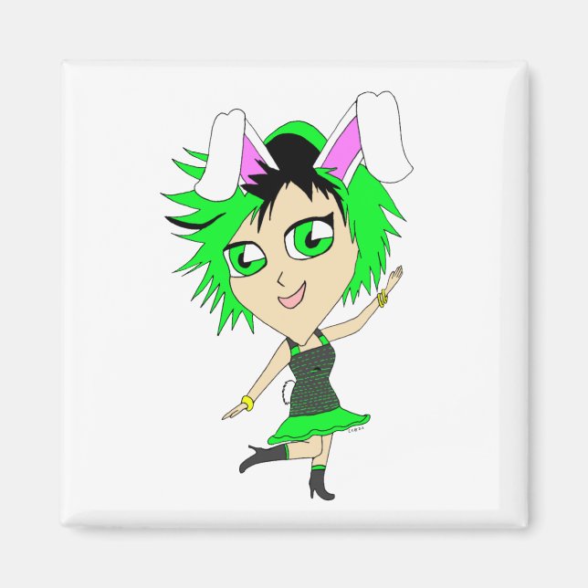 Imã chibi bunnygirl (Frente)