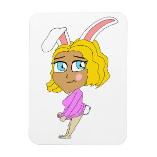 Ímã chibi bunnygirl