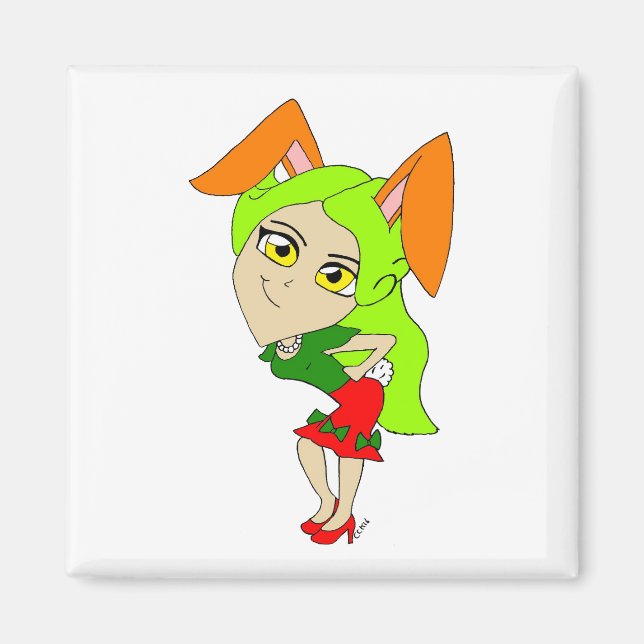 Imã chibi bunnygirl (Frente)