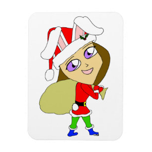 Ímã chibi bunnygirl