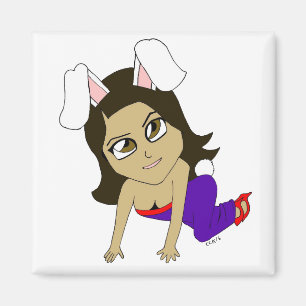 Imã chibi bunnygirl