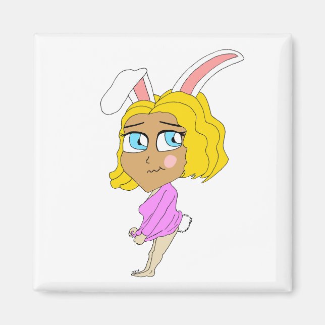 Imã chibi bunnygirl (Frente)
