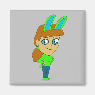 Imã chibi bunnygirl