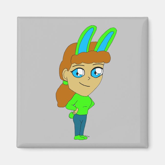 Imã chibi bunnygirl (Frente)