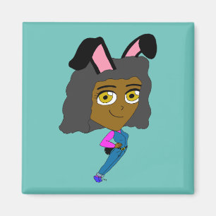 Imã chibi bunnygirl