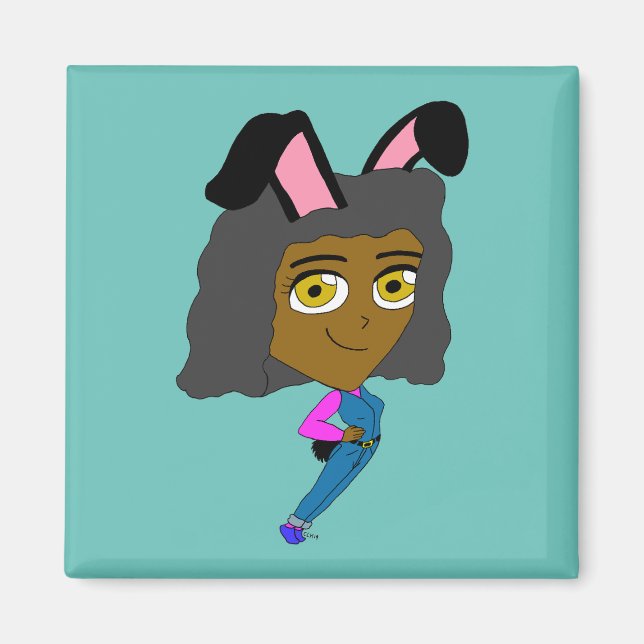 Imã chibi bunnygirl (Frente)