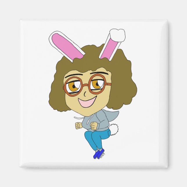Imã chibi bunnygirl (Frente)