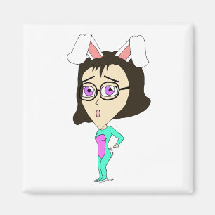 Imã chibi bunnygirl
