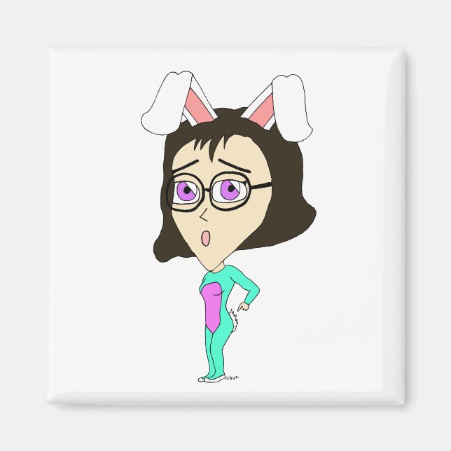 Imã chibi bunnygirl (Frente)