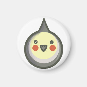 Imã Chibi Cockatiel