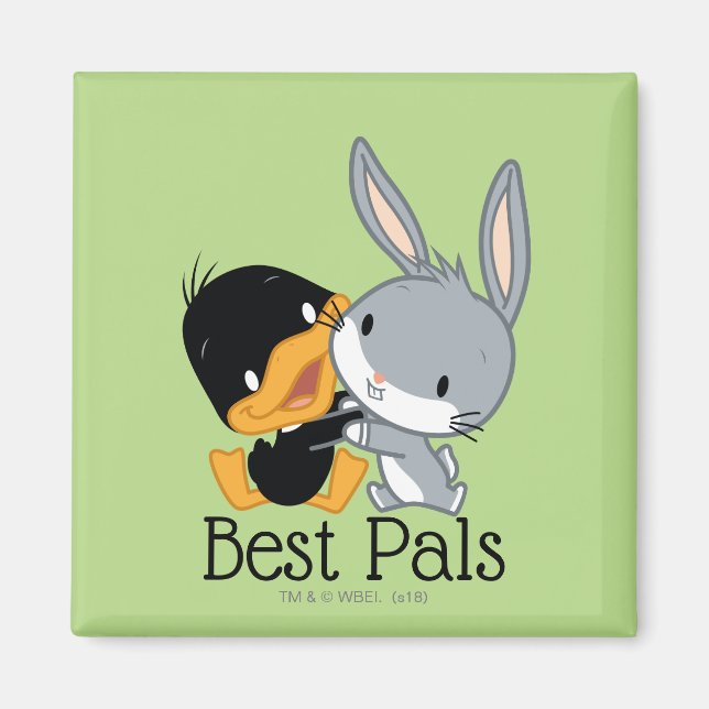 Imã Chibi DAFFY DUCK™ e INSETOS BUNNY™ (Frente)