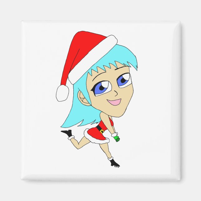 Imã chibi de férias (Frente)