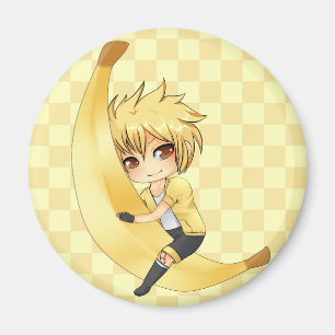Imã Chibi do menino da banana