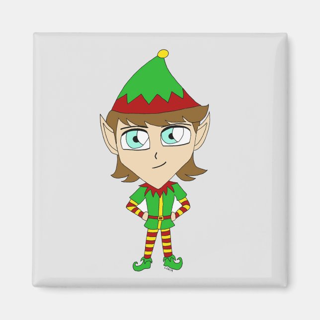 Imã chibi elf (Frente)