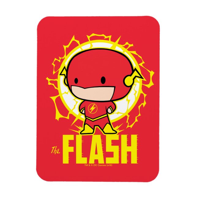 Ímã Chibi Flash com eletricidade (Vertical)