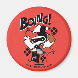 Imã Chibi Harley-Quinn-In-A-Box Com Martelo