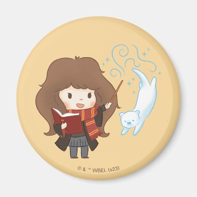 Imã Chibi Hermione Granger Patronus (Frente)
