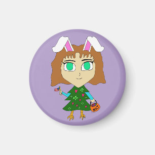 Imã Chibi Multi Holiday