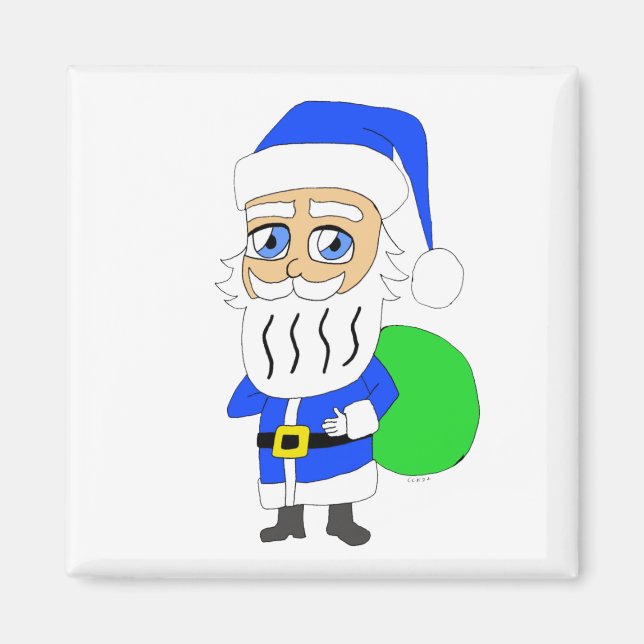 Imã chibi Santa Claus (Frente)
