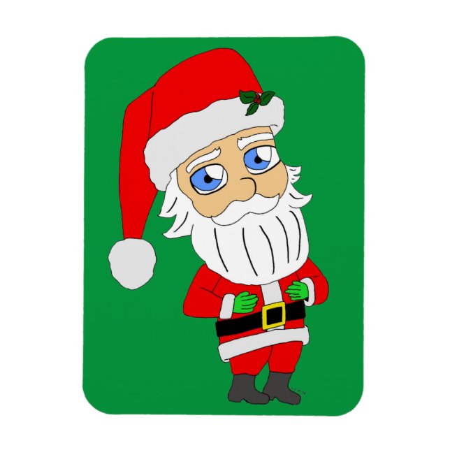 Ímã chibi santa claus (Vertical)