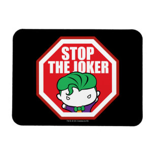 Ímã Chibi - Sinal "Stop The Joker"
