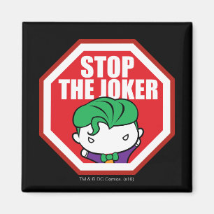 Imã Chibi - Sinal "Stop The Joker"
