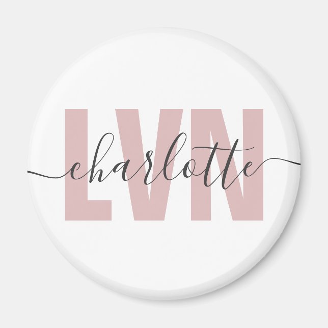 Imã Chic de Enfermeiro Profissional Licenciado LVN Per (Frente)