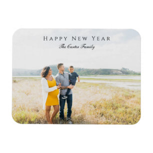 Ímã Chic de Gravação de Fotos com Script de Feliz an