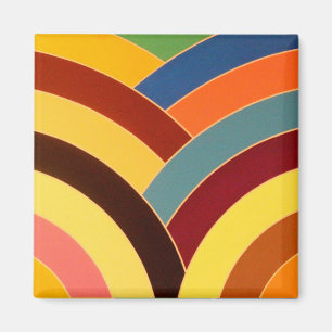 Imã chic elegante chevron