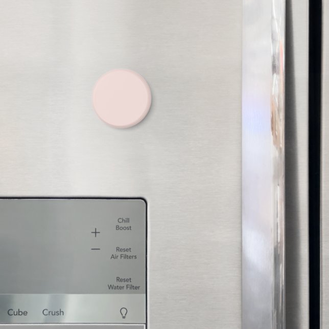 Imã Chic elegante e liso, cor-de-rosa-pincel minimalis (In Situ (Fridge))