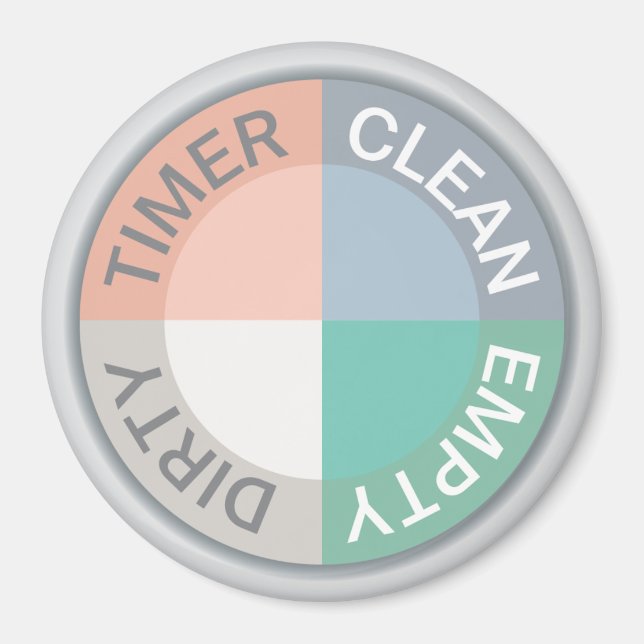 Imã Chic vazio da máquina de lavar loiça reversível (Frente)