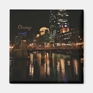 Imã Chicago à noite