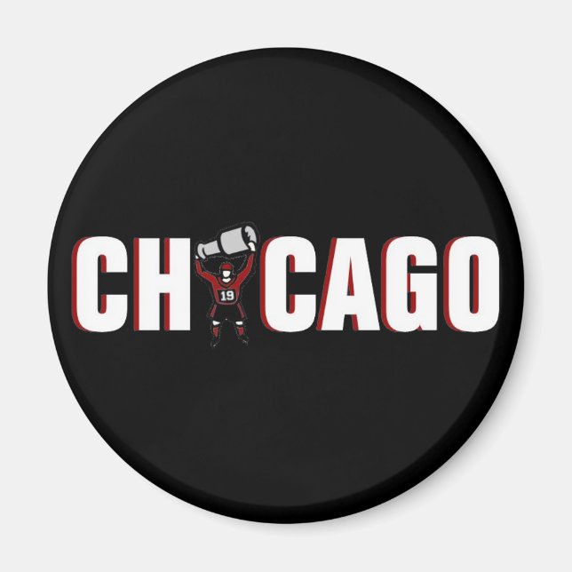 Imã Chicago Blackhawks: Campeões da Copa Stanley (Frente)