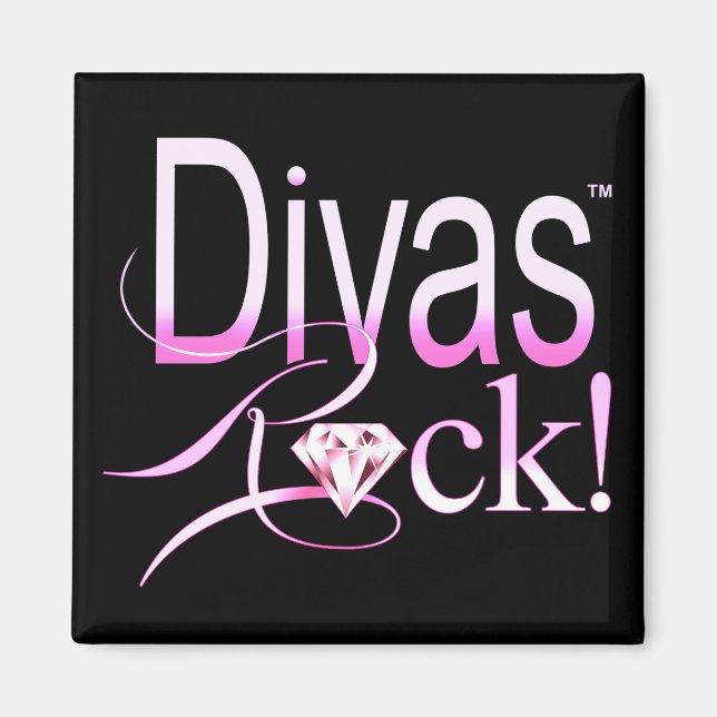 Imã CHICAGO BLING - "Divas Rock!" (Frente)