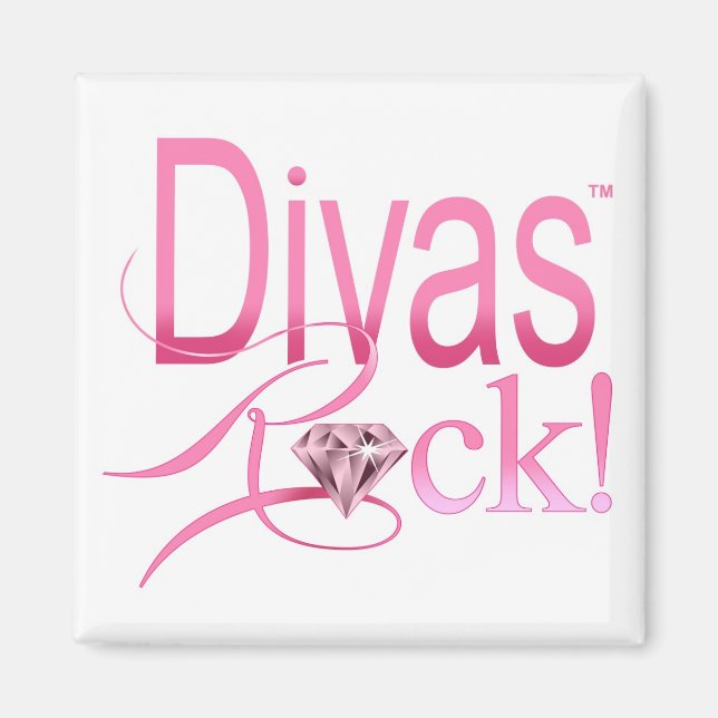 Imã CHICAGO BLING - "Divas Rock!" (Frente)