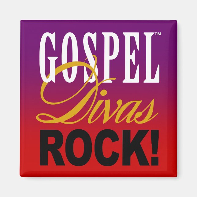 Imã CHICAGO BLING - "Gospel Divas Rock!" (Frente)