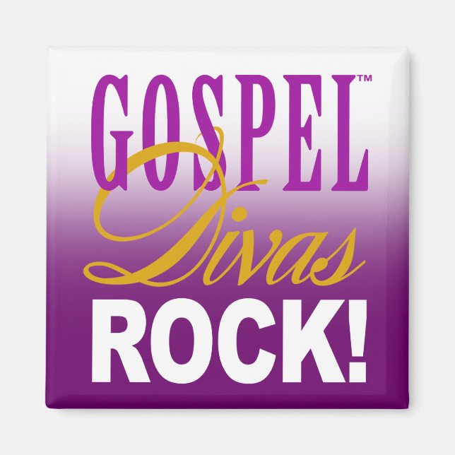 Imã CHICAGO BLING - "Gospel Divas Rock!" (Frente)