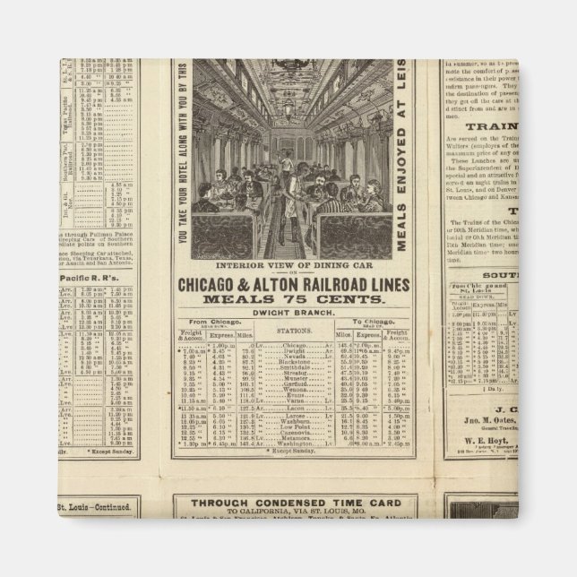 Imã Chicago e Alton Railroad 2 (Frente)