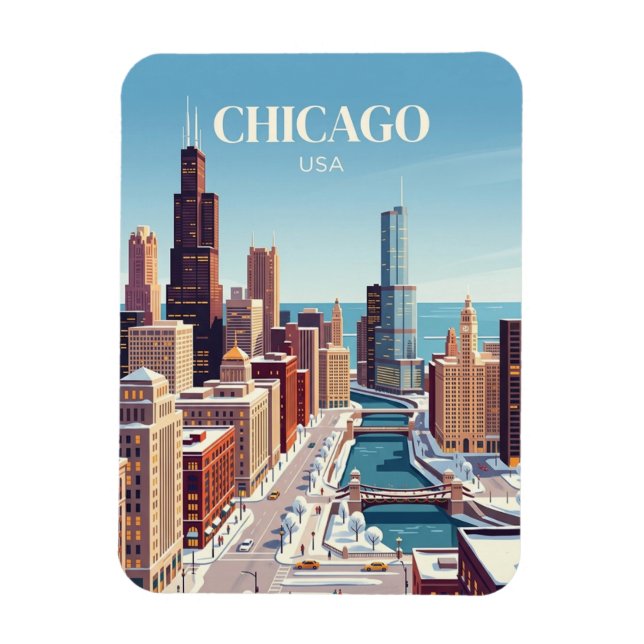 Ímã Chicago, EUA (Vertical)