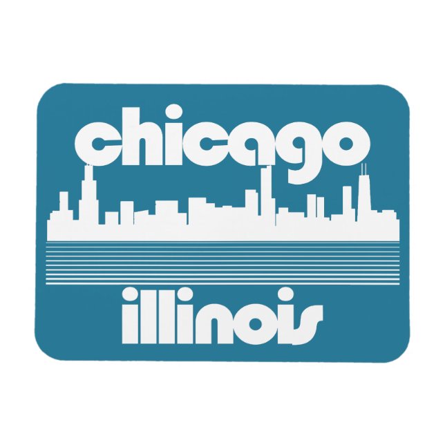 Ímã Chicago,Illinois (Horizontal)