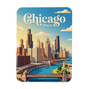 Ímã Chicago Illinois