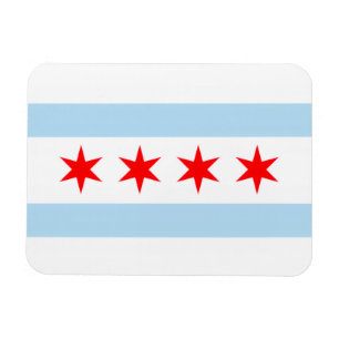Ímã Chicago Illinois 4 Estrelas Viagem Vintage