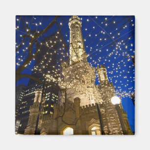 Imã Chicago, Illinois, torre de água velha com feriad