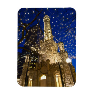 Ímã Chicago, Illinois, torre de água velha com feriad