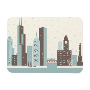 Ímã Chicago no inverno