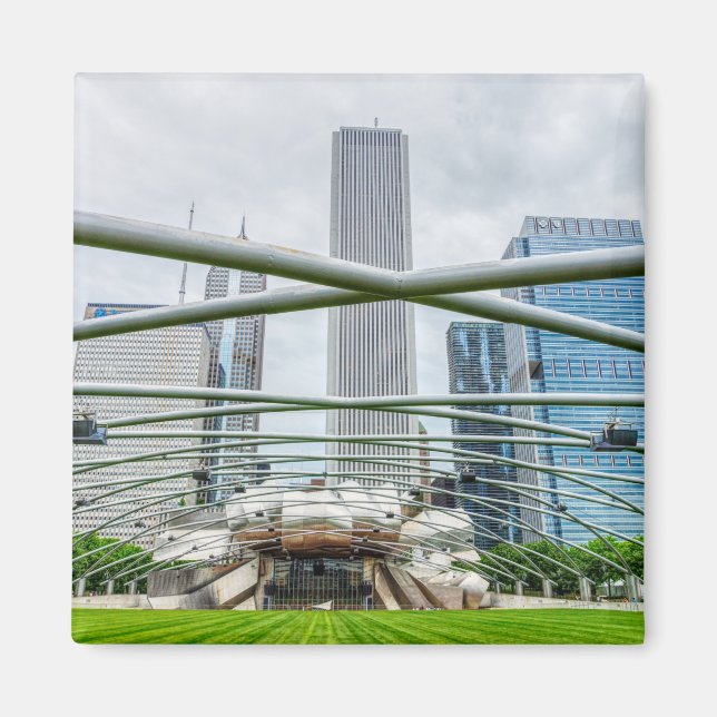 Imã Chicago Pritzker Pavilion (Frente)