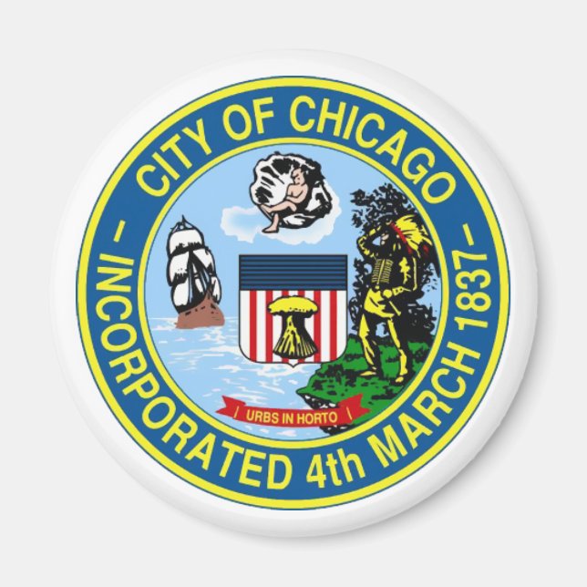 Imã Chicago Seal (Frente)