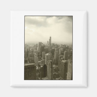 Imã Chicago Skyline Mono
