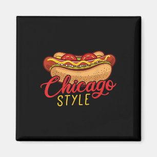 Imã Chicago Style Best Hot Dog Gift Hotdog